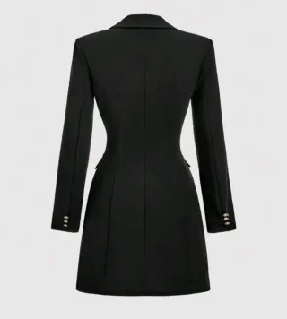 Vestido blazer negro