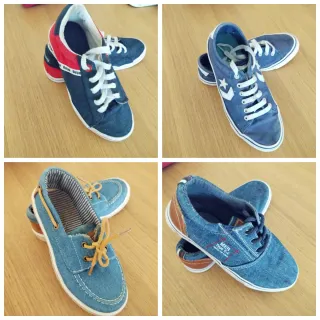 Lote Zapatillas Niño Tallas 33-34-35