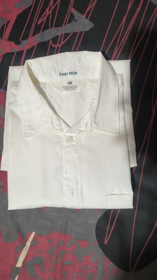 Camisa H&M Blanca Talla 164 Niño
