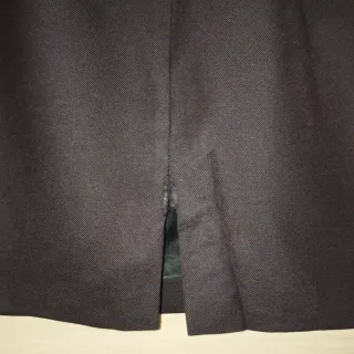 Gonna tubino pura lana blu