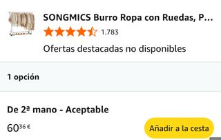 SONGMICS Burro Ropa con Ruedas, Perchero Burro Extensible con Carga Pesada, Capacidad de Carga de 130 kg, 45 x (110-150) x 162,9 cm, Fácil de Montar, Portátil, Plata HSR11SV1