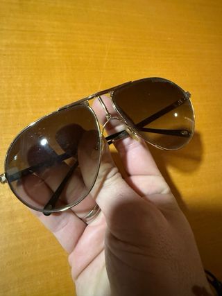 Gafas de sol Carrera Aviador Marrón y Dorado