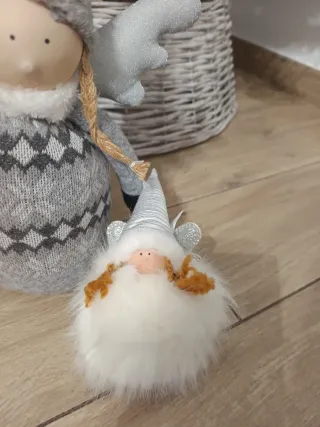 Gnomi Natalizi in Tessuto e Vimini