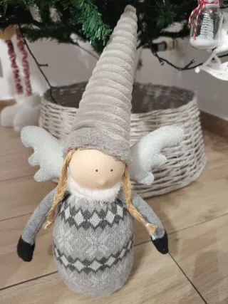 Gnomi Natalizi in Tessuto e Vimini