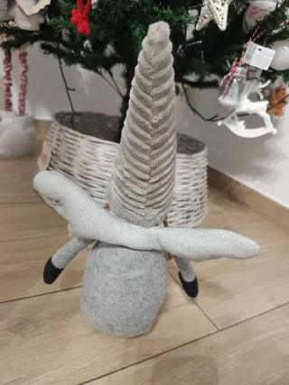 Gnomi Natalizi in Tessuto e Vimini