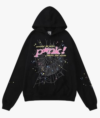 Sudadera Spider Negra Multicolor