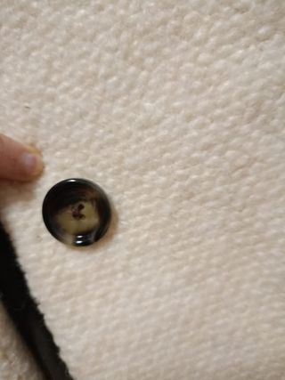 Abrigo Mango Lana Beige Talla M