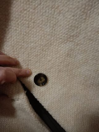 Abrigo Mango Lana Beige Talla M