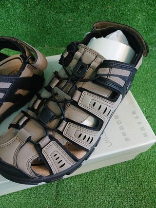 Geox Uomo Sandal Strada C Sandalias Deportivas, 39