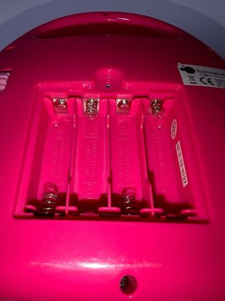 Radio rosa con micrófono