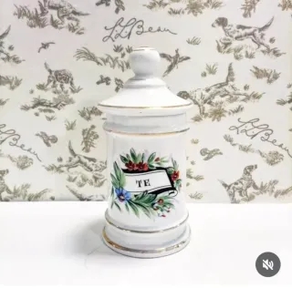 Recipiente de porcelana para té