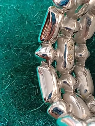 Anillo triple Swarovski plata