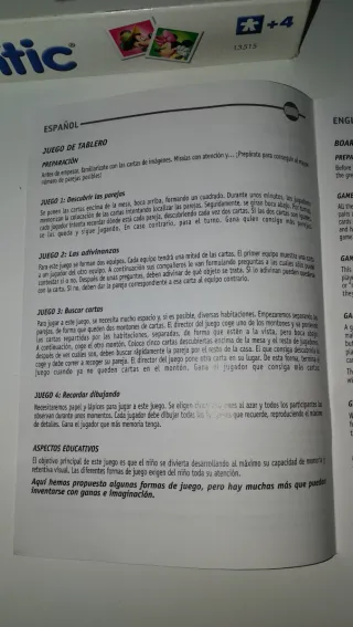 Juego de parejas Disney Mickey Toontown Identic