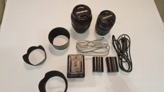 Olympus E-510  Digital Reflex Negra y tres objetiv