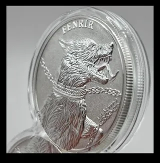 Moneda Plata 2x1 Oz Fenrir Germania mint