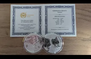 Moneda Plata 2x1 Oz Fenrir Germania mint