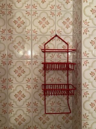 Accessori da Bagno Vintage Rossi - Anni '70/'80