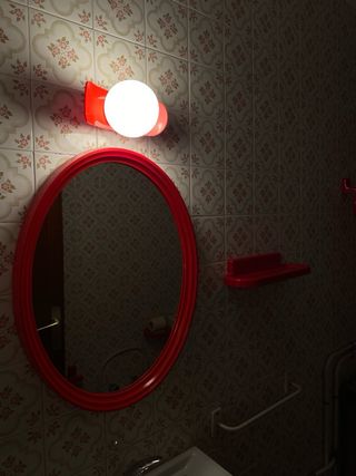 Accessori da Bagno Vintage Rossi - Anni '70/'80