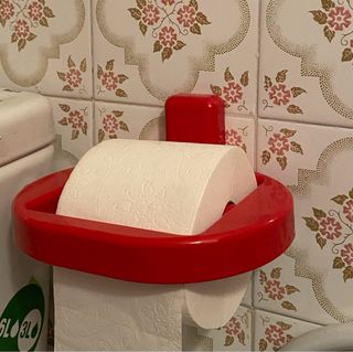 Accessori da Bagno Vintage Rossi - Anni '70/'80