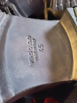 Scarponi uomo nuovi in pelle e cuio