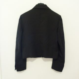 Blazer crop Mango negro talla S