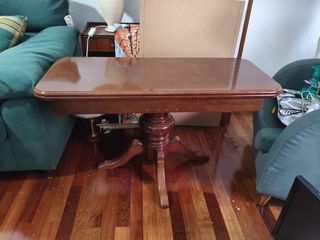 Mesa de centro extensible de madera