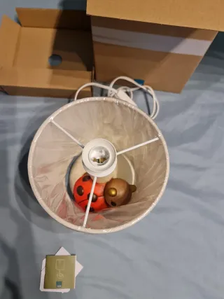 Lampada Thun Coccinella Ceramica e Tessuto