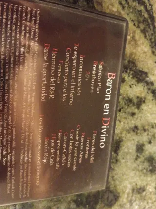 DVD Barón Rojo Barón en Divino