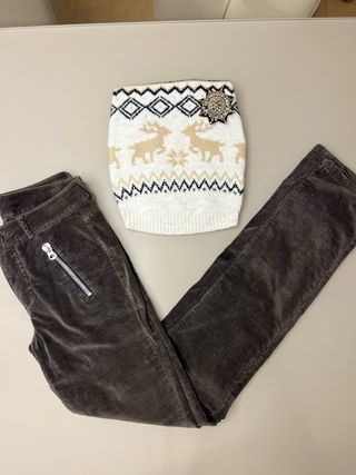 Pantaloni vintage velluto anni 2000