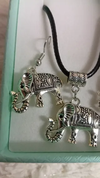 Conjunto Elefante Acero Inoxidable