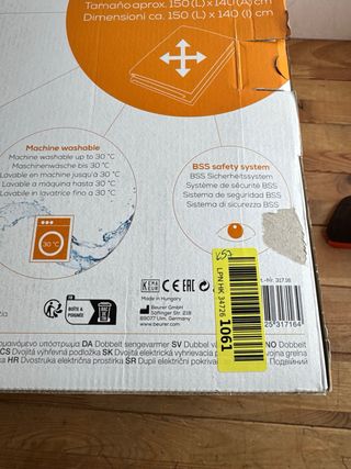 Beurer Calientacamas Doble TS 26