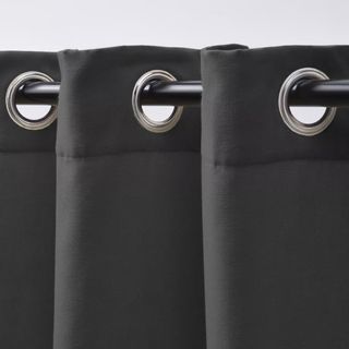 3 Cortinas Ikea Grises Oscuras Transparentes