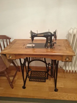 Máquina de coser antigua Dürkopp 114 K