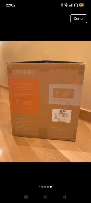 Freidora de aire Cosori blanca