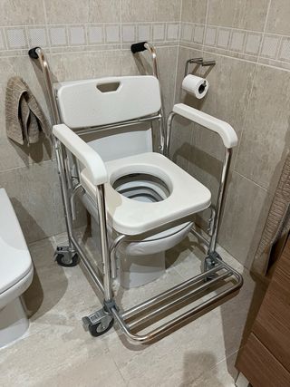 silla para ducha y wc