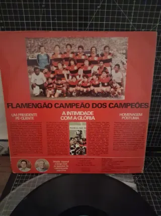 2 LPs Anos 80 Flamengo Futebol Samba