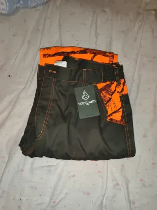 Pantalón Caza naranja TREELAND nuevo