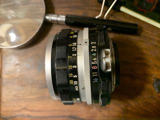 Objetivo Nikon Nikkor 50mm f/2