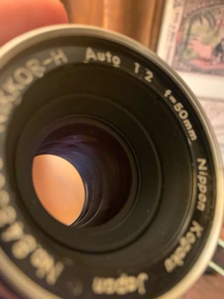 Objetivo Nikon Nikkor 50mm f/2