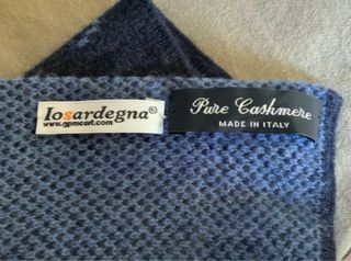 Sciarpa Unisex Cachemire IoSardegna Blu