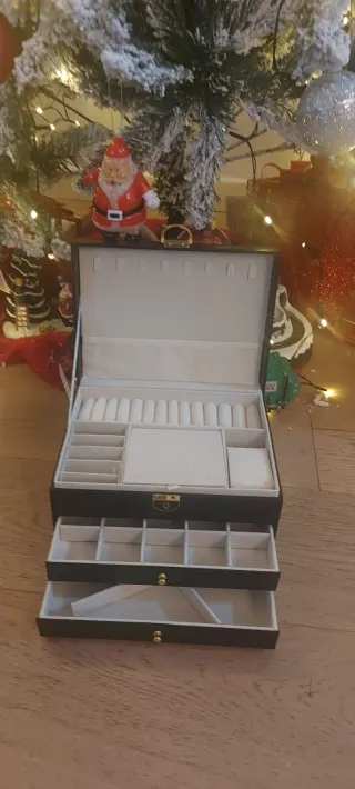 Portagioie grande nero e oro