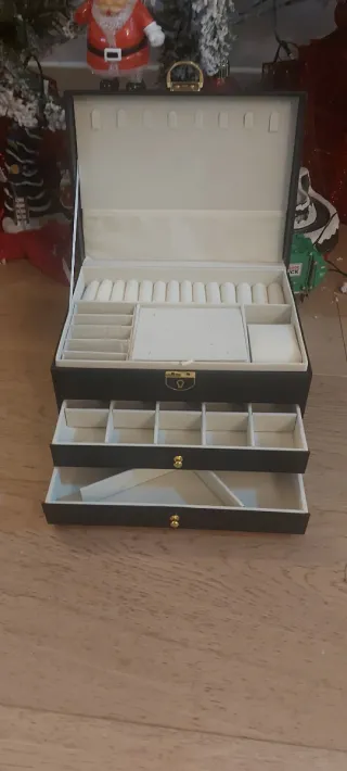 Portagioie grande nero e oro