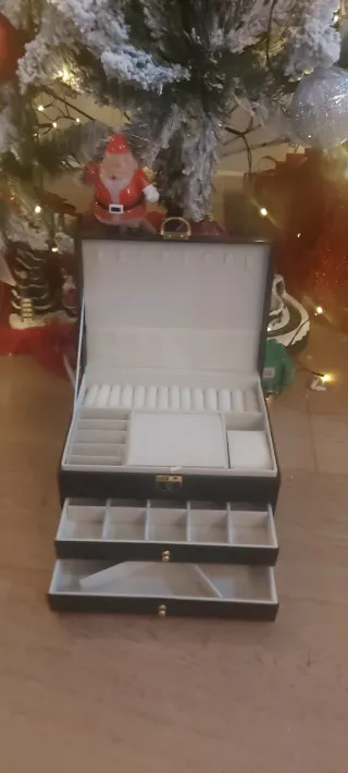 Portagioie grande nero e oro