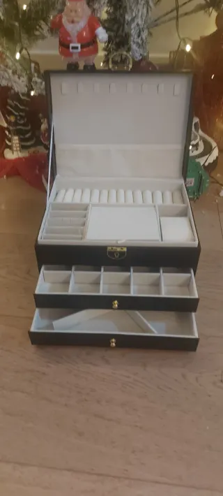 Portagioie grande nero e oro