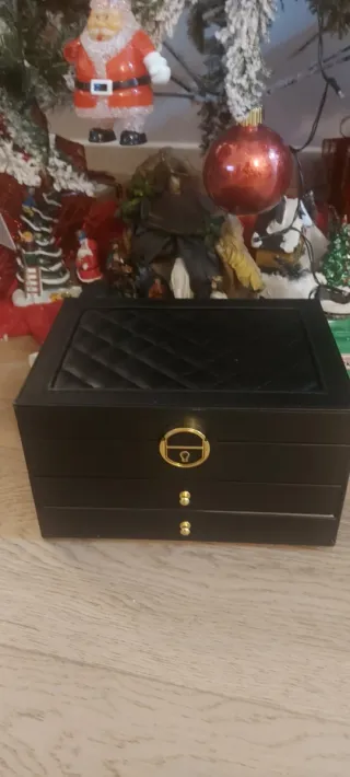 Portagioie grande nero e oro