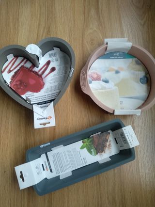 Moldes silicona nuevos lote