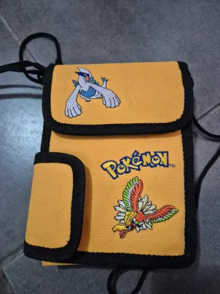Borsetta Pokemon Gialla con Lugia e Ho-Oh