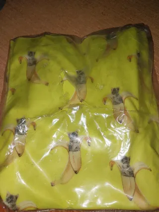 Borsa shopper Gattiinventa con gatti e banane