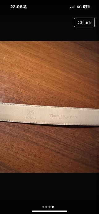 Cintura Theo Guzman Pelle Uomo