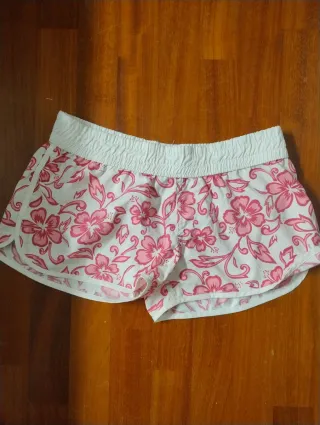 Costume da mare donna fiori rosa